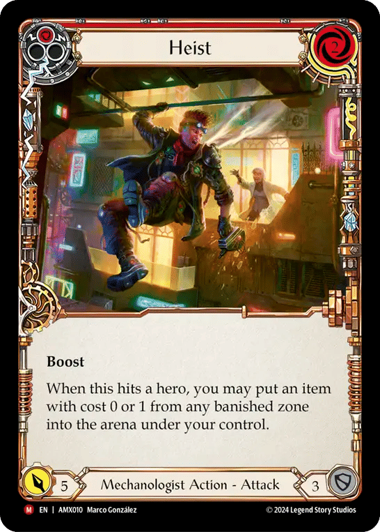 Heist — Armory Deck - Maxx 'The Hype' Nitro — Flesh and Blood