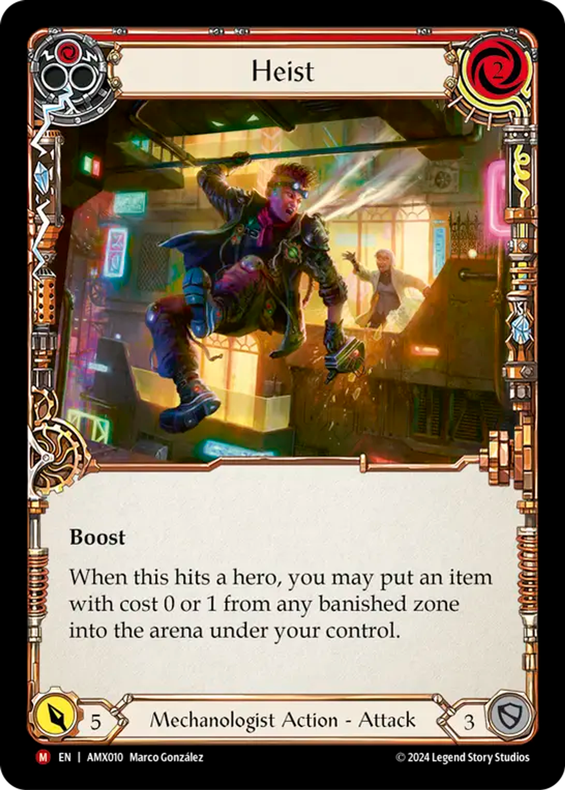 Heist — Armory Deck - Maxx 'The Hype' Nitro — Flesh and Blood