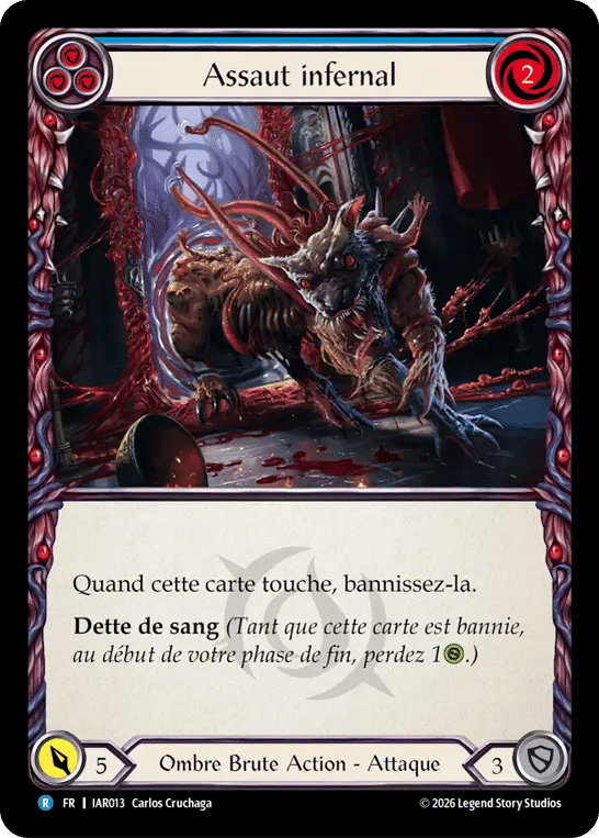 Assaut infernal — Usurp the Shadow Throne — Flesh and Blood