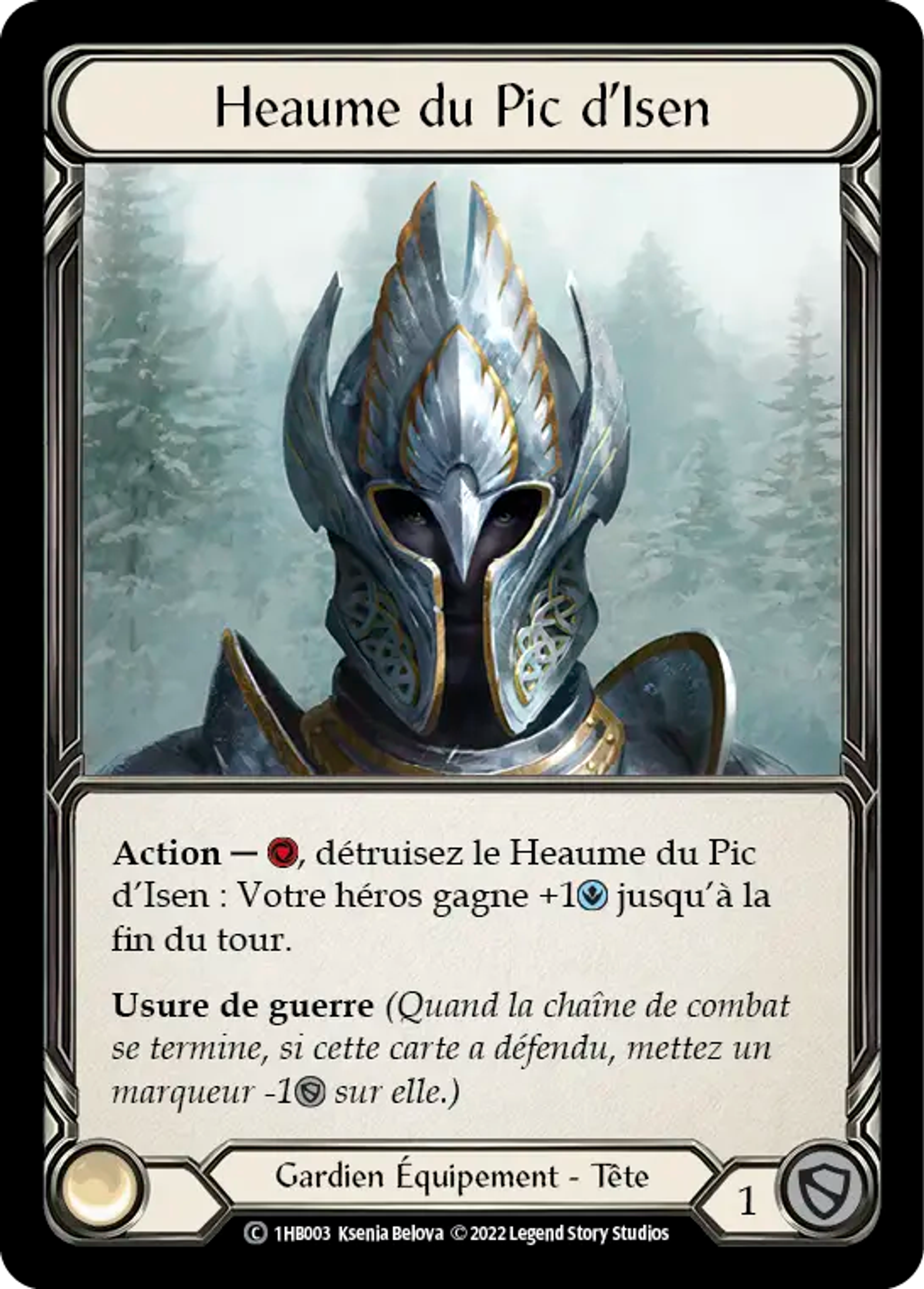 Heaume du Pic d’Isen — Bravo - Blitz Deck — Flesh and Blood