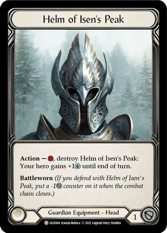 Helm of Isen's Peak — Oldhim - Blitz Deck — Flesh and Blood