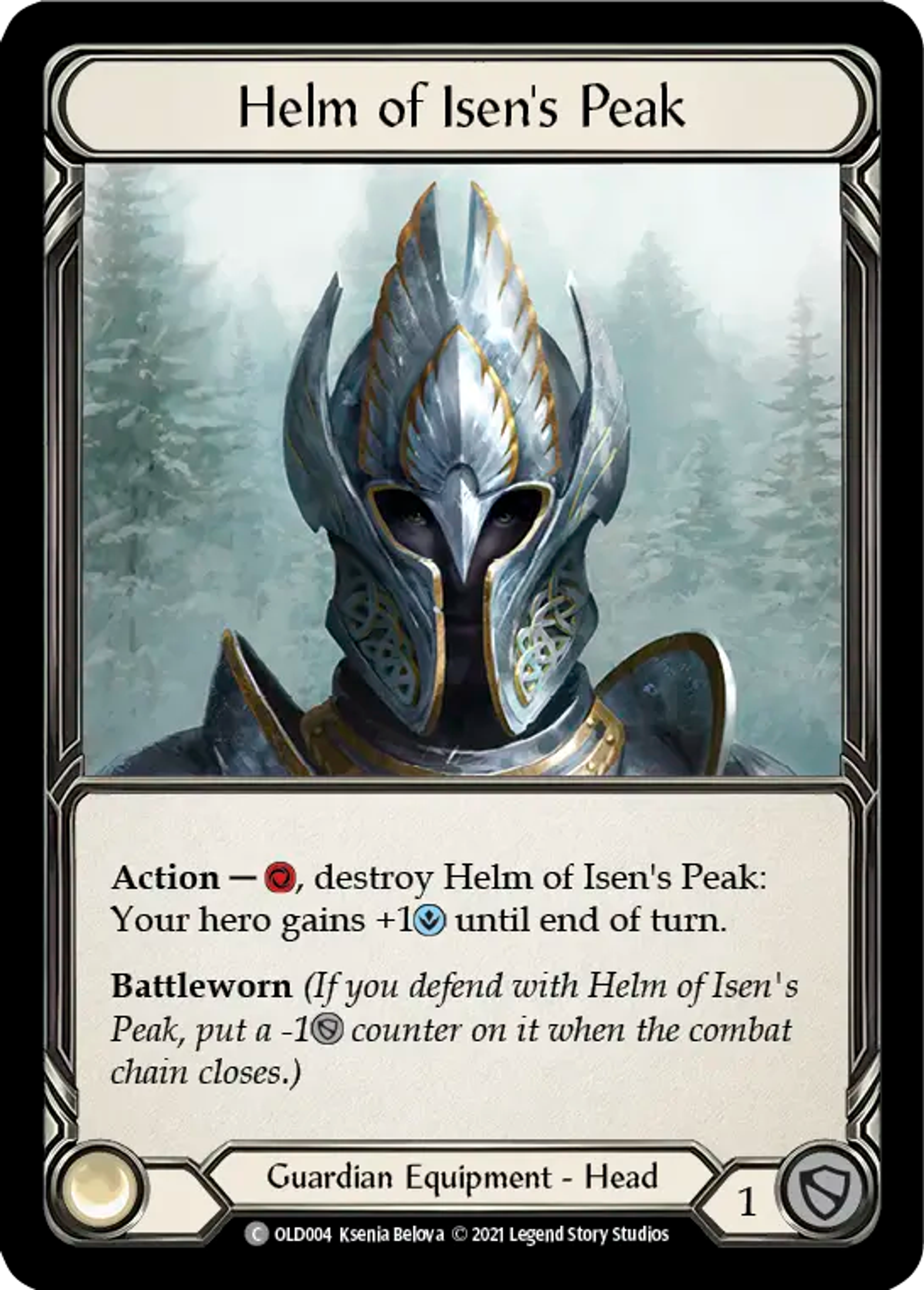 Helm of Isen's Peak — Oldhim - Blitz Deck — Flesh and Blood