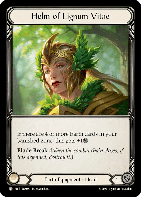 Helm of Lignum Vitae — Rosetta — Flesh and Blood