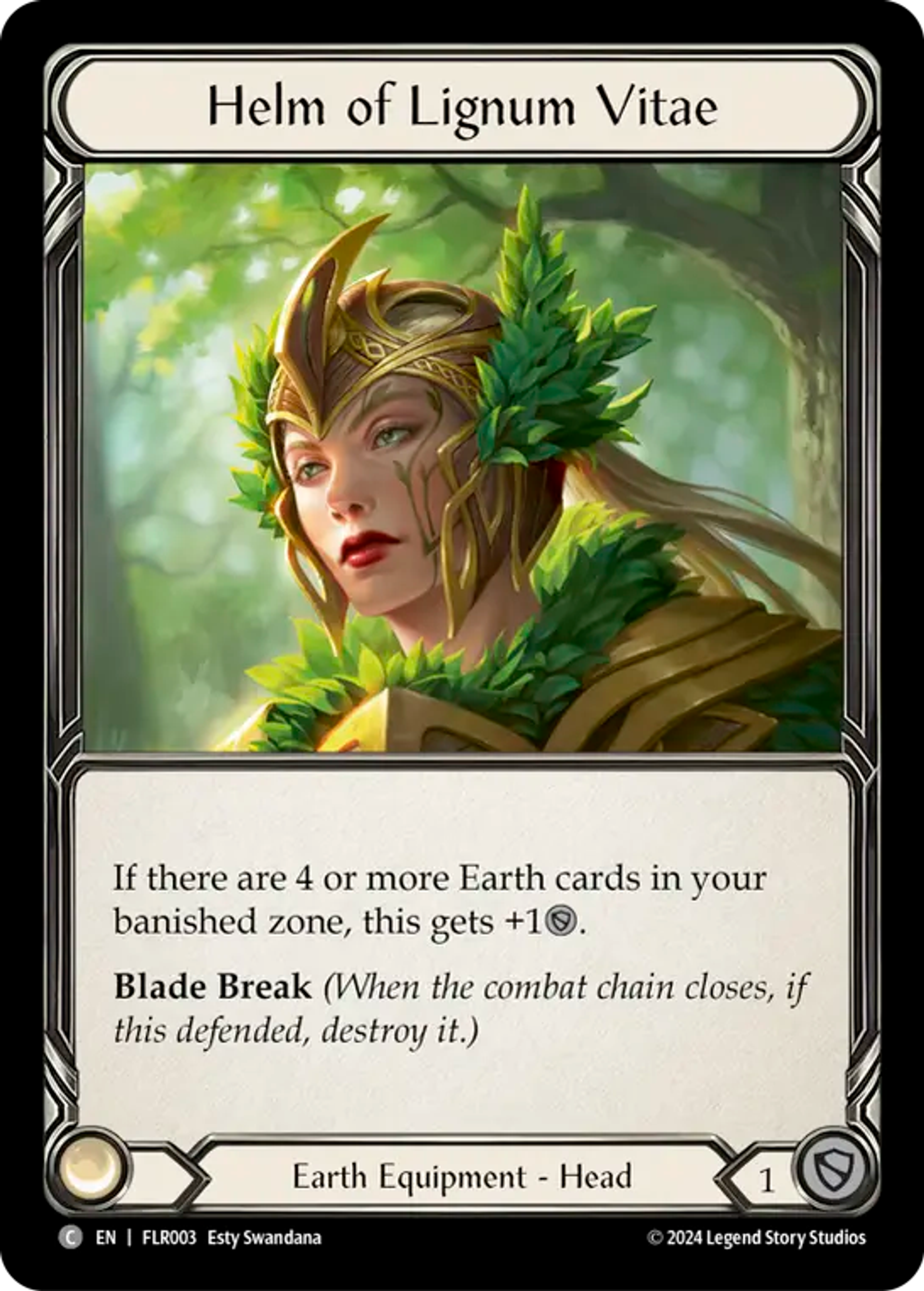 Helm of Lignum Vitae — Rosetta Blitz Deck - Florian — Flesh and Blood