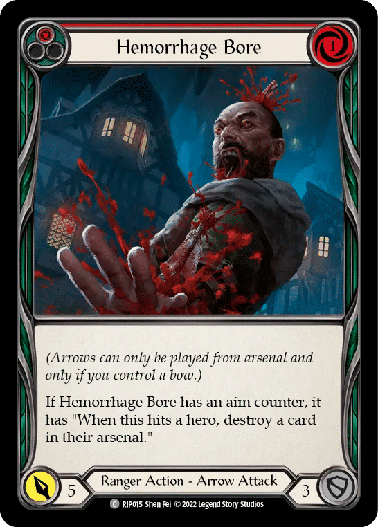 Hemorrhage Bore (Red) — Riptide - Blitz Deck — Flesh and Blood