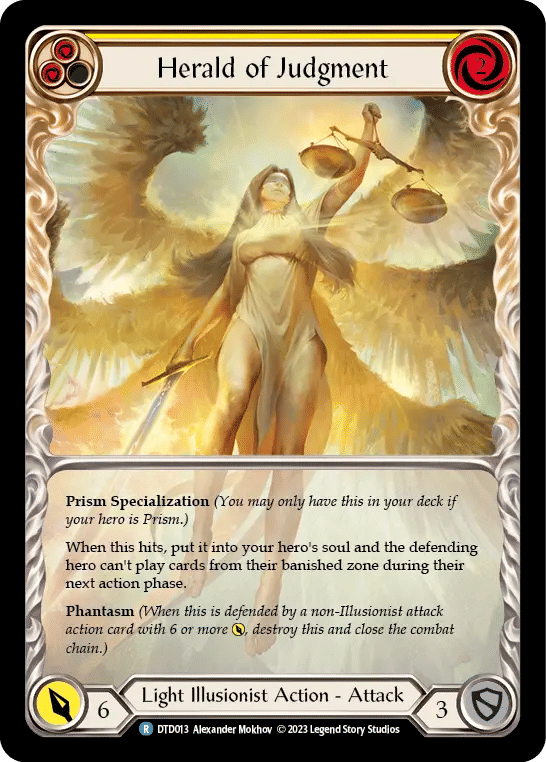 Herald of Judgment (Yellow) — Dusk till Dawn — Flesh and Blood