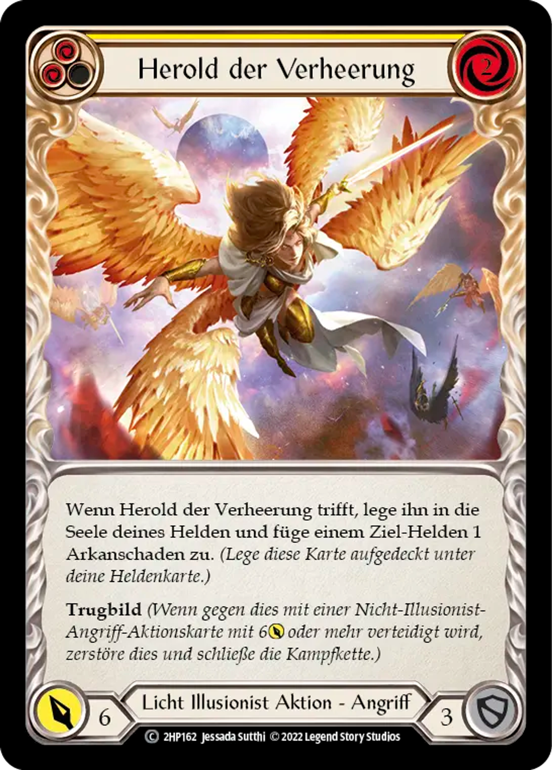 Herald of Ravages (Yellow) — History Pack 2 - Black Label — Flesh and Blood