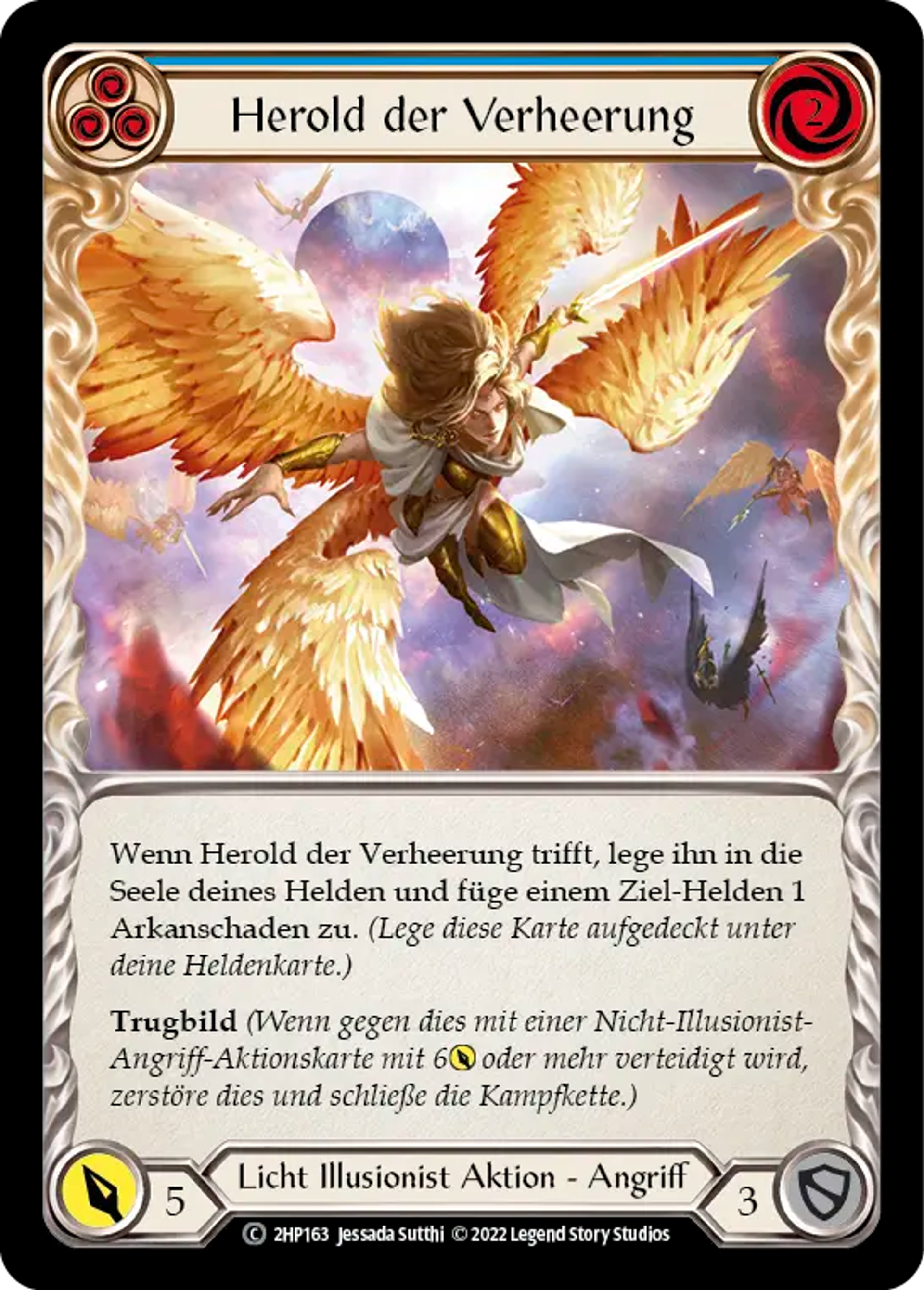 Herald of Ravages (Blue) — History Pack 2 - Black Label — Flesh and Blood