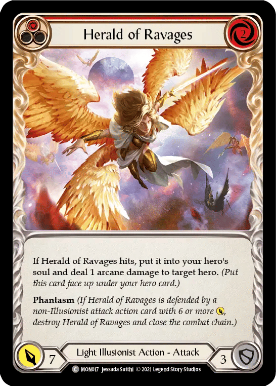 Herald of Ravages (Red) — Monarch — Flesh and Blood