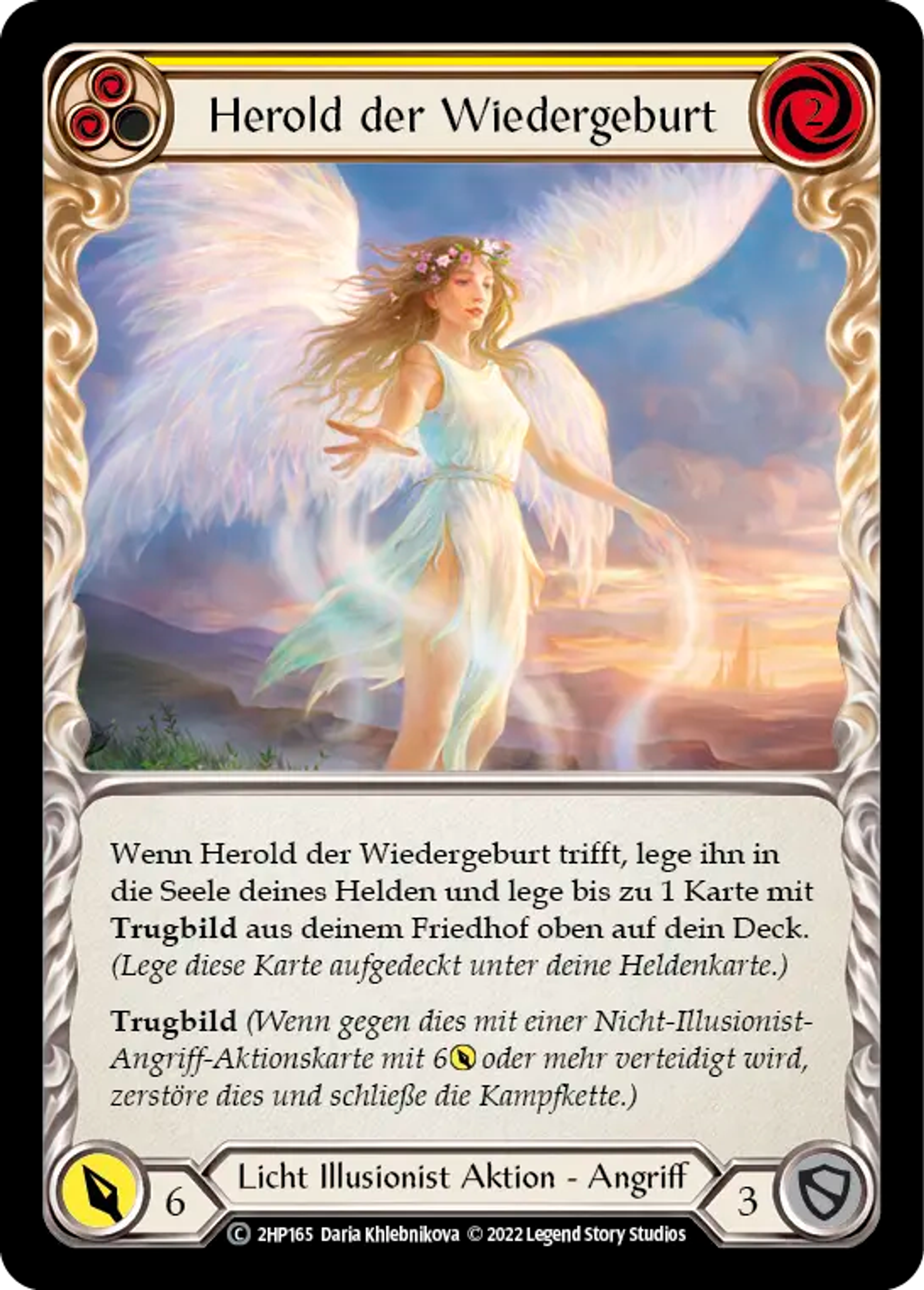 Herald of Rebirth (Yellow) — History Pack 2 - Black Label — Flesh and Blood