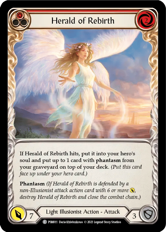Herald of Rebirth (Red) — Prism - Blitz Deck — Flesh and Blood
