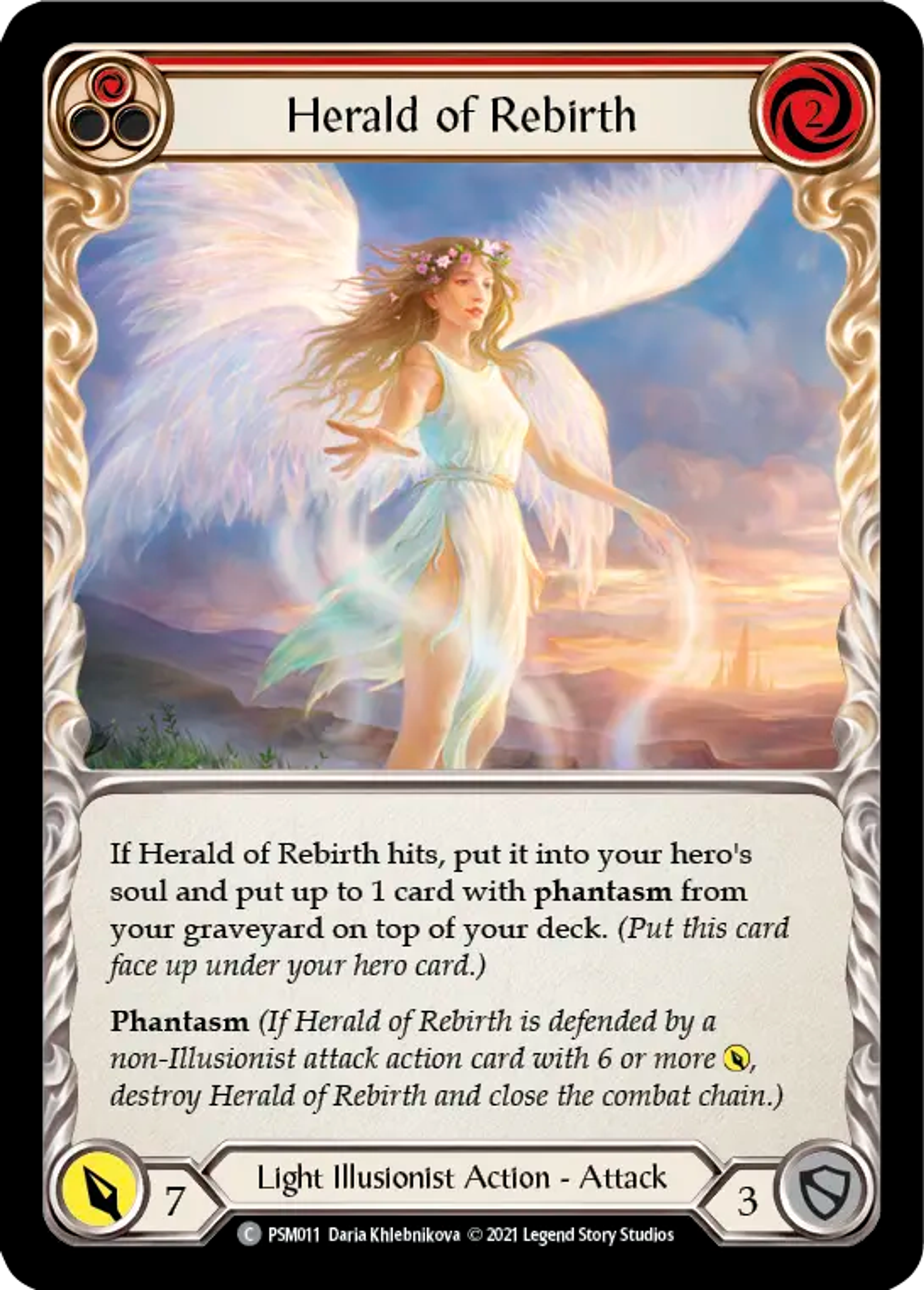 Herald of Rebirth (Red) — Prism - Blitz Deck — Flesh and Blood