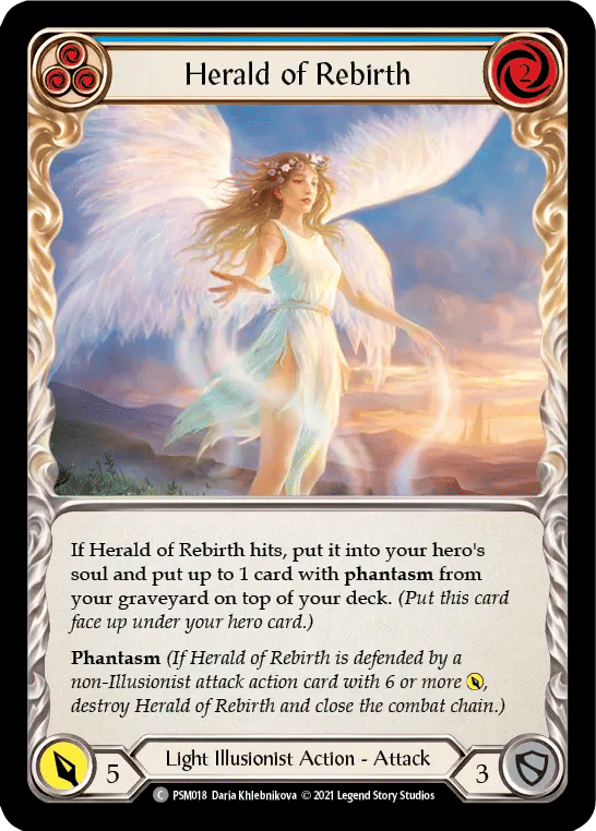Herald of Rebirth (Blue) — Prism - Blitz Deck — Flesh and Blood
