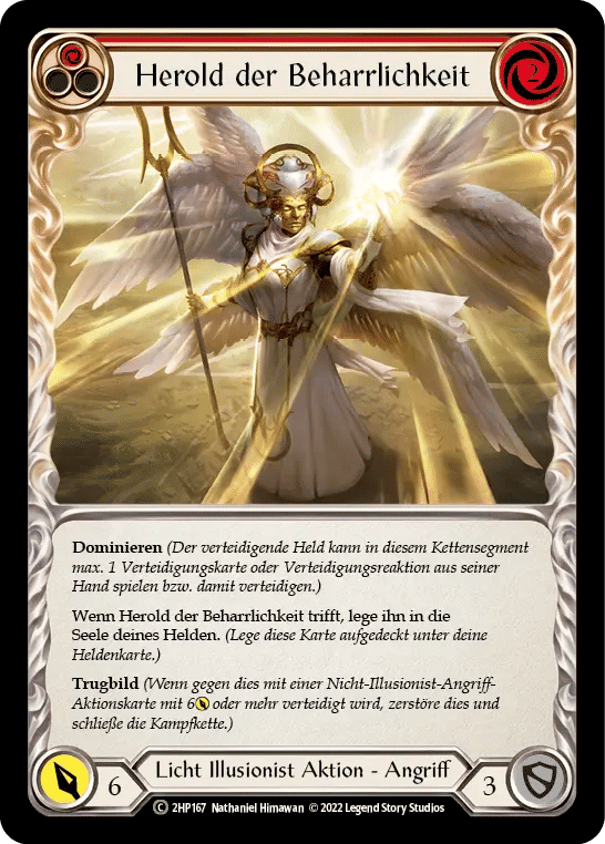 Herald of Tenacity (Red) — History Pack 2 - Black Label — Flesh and Blood