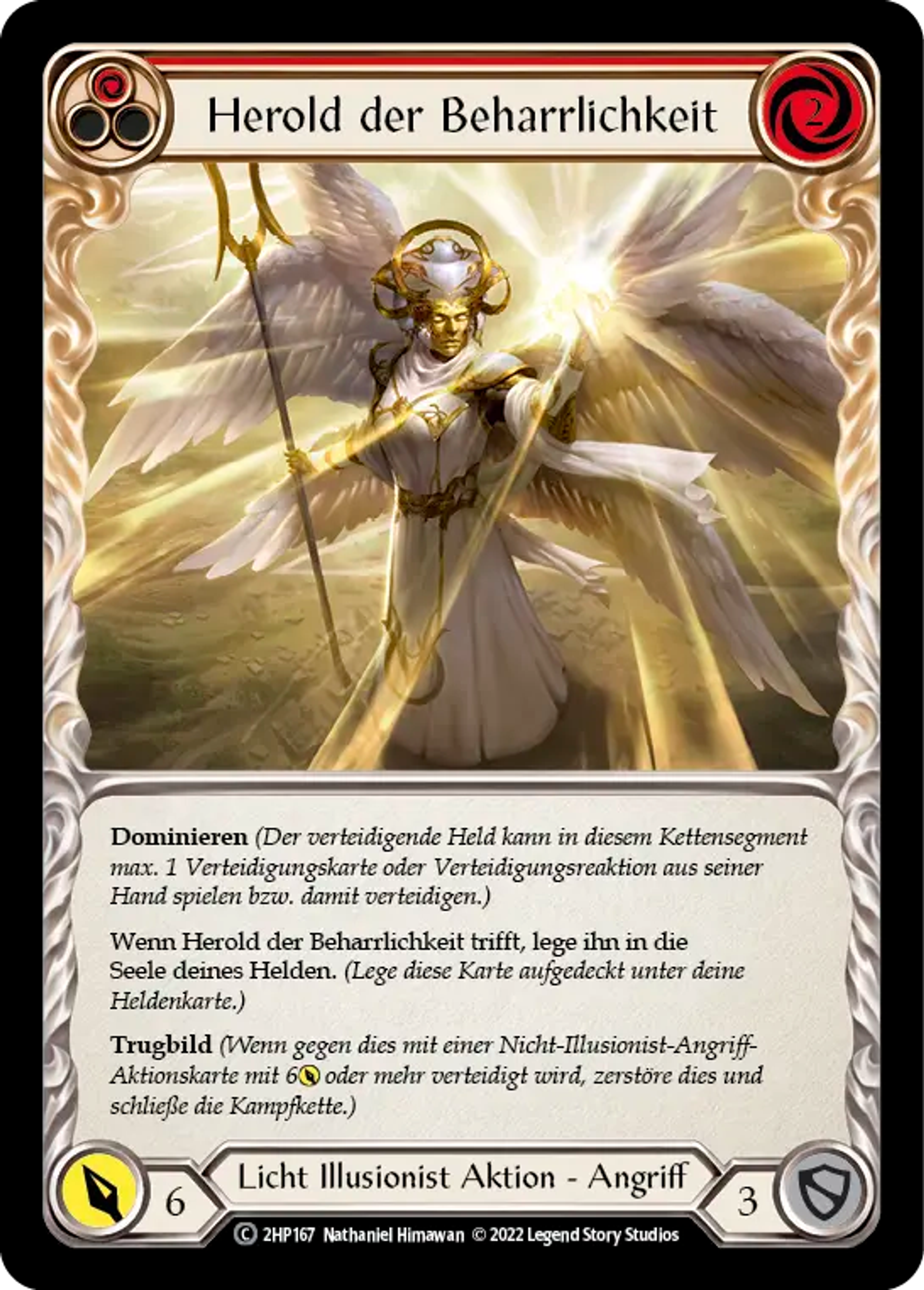 Herald of Tenacity (Red) — History Pack 2 - Black Label — Flesh and Blood