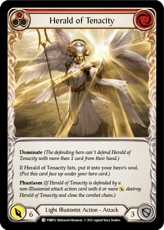 Herald of Tenacity (Red) — Prism - Blitz Deck — Flesh and Blood