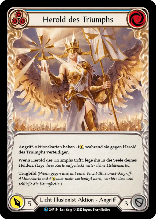Herald of Triumph (Blue) — History Pack 2 - Black Label — Flesh and Blood