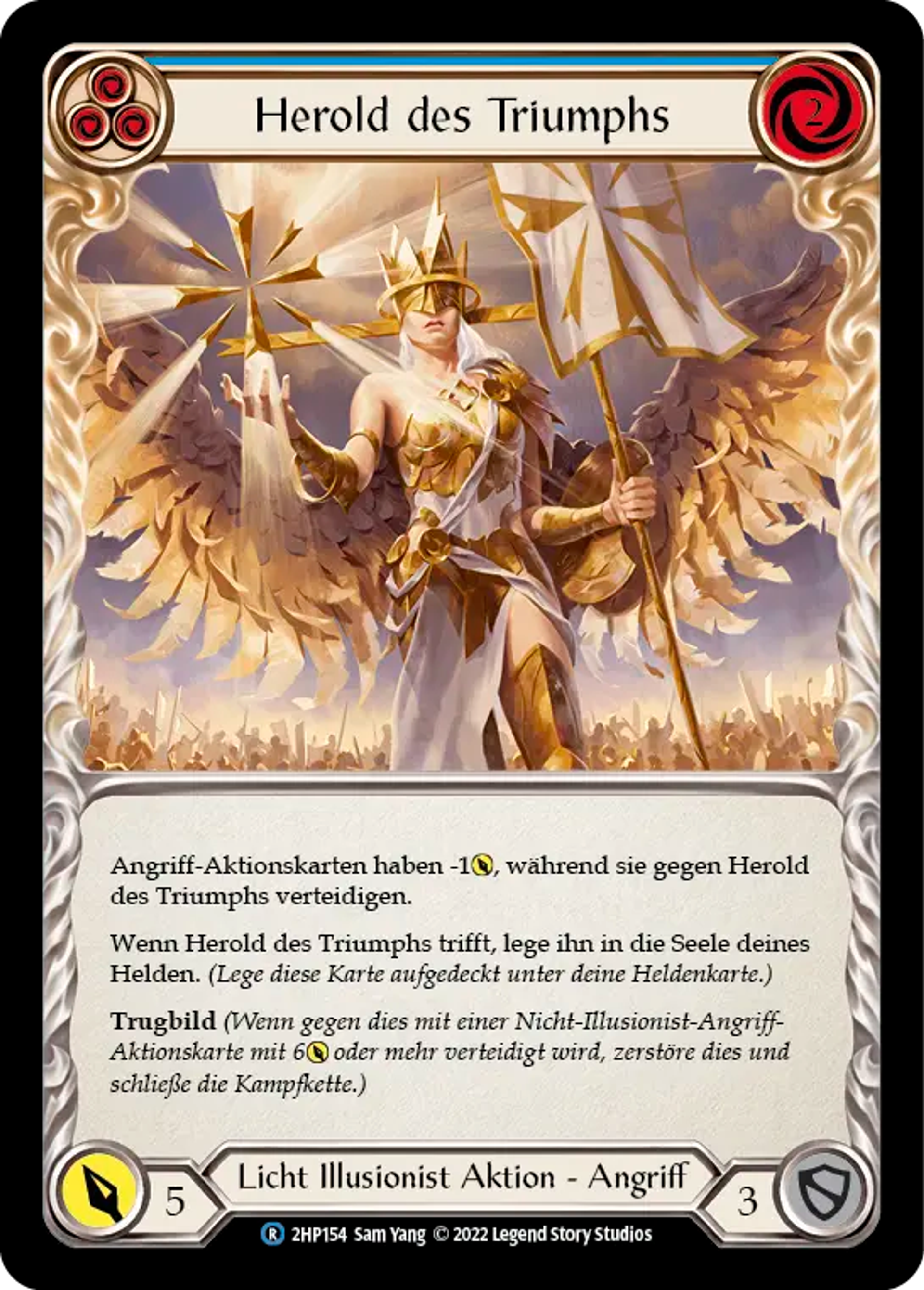 Herald of Triumph (Blue) — History Pack 2 - Black Label — Flesh and Blood