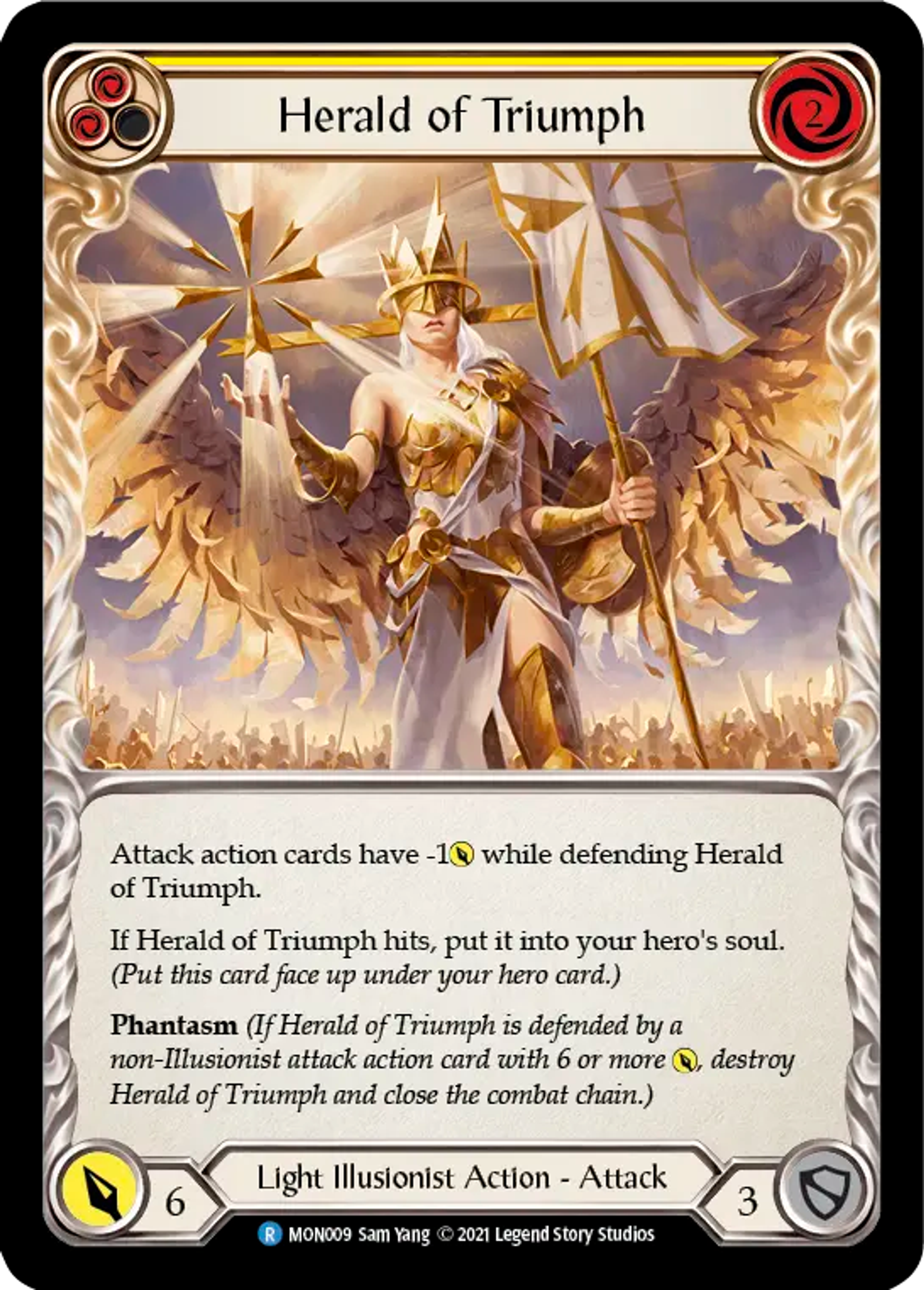 Herald of Triumph (Yellow) — Monarch — Flesh and Blood