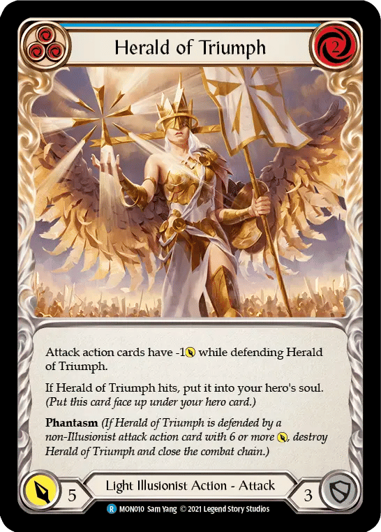 Herald of Triumph (Blue) — Monarch — Flesh and Blood