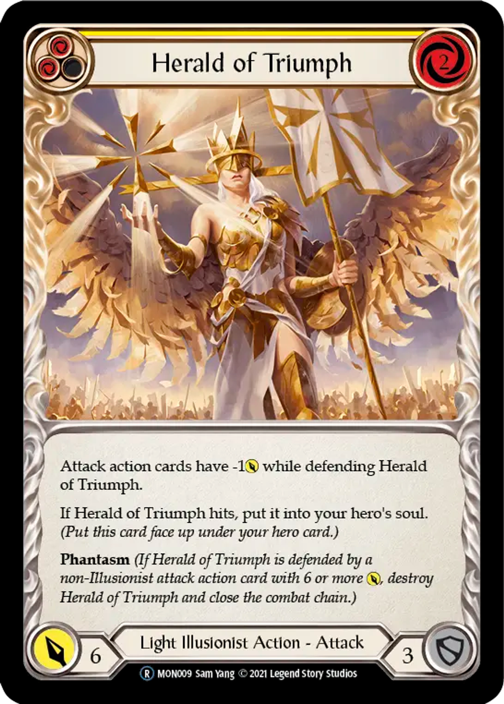 Herald of Triumph (Yellow) — Monarch - Unlimited — Flesh and Blood