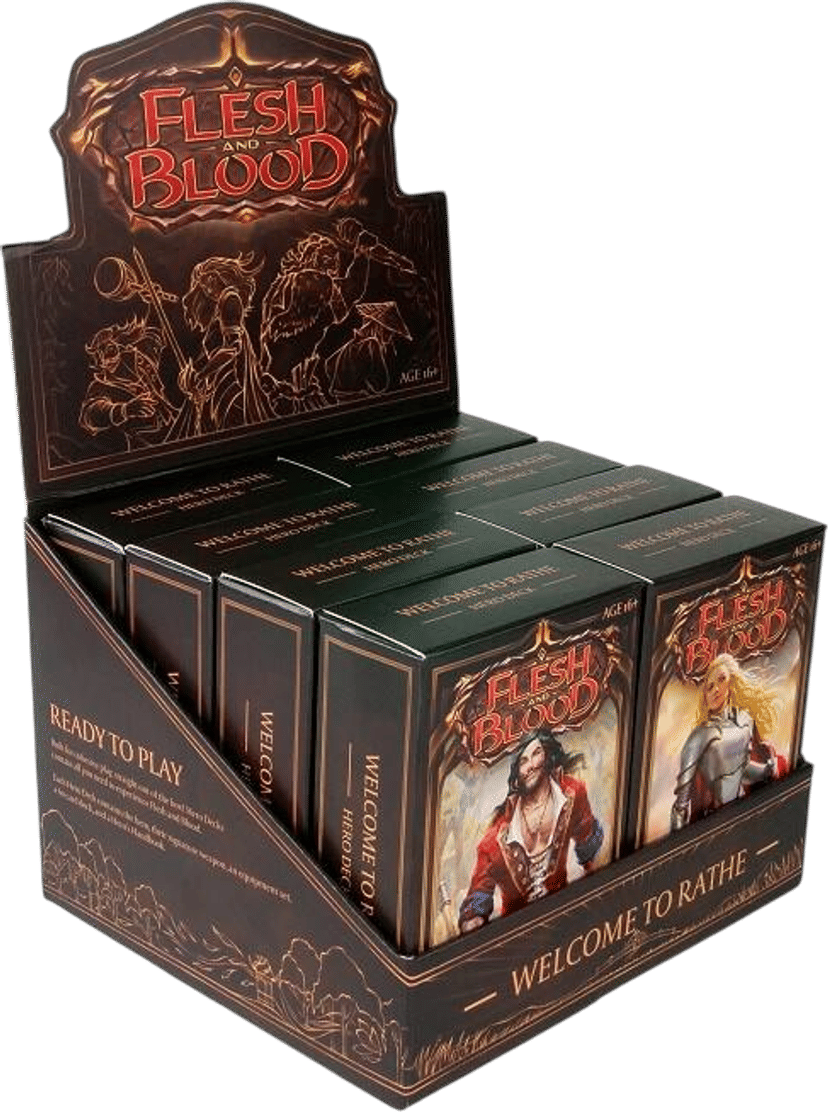 Hero Decks: Welcome to Rathe Display [1st Edition] from Welcome to Rathe - Flesh and Blood