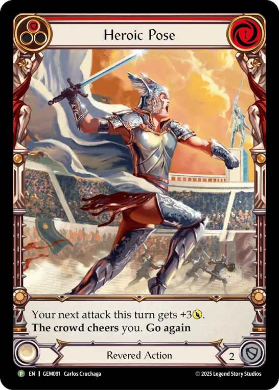 Heroic Pose — GEM - Pack 3 — Flesh and Blood
