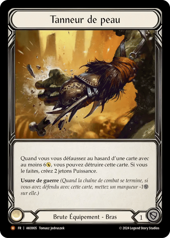 Tanneur de peau — Armory Deck - Kayo, Armed and Dangerous — Flesh and Blood
