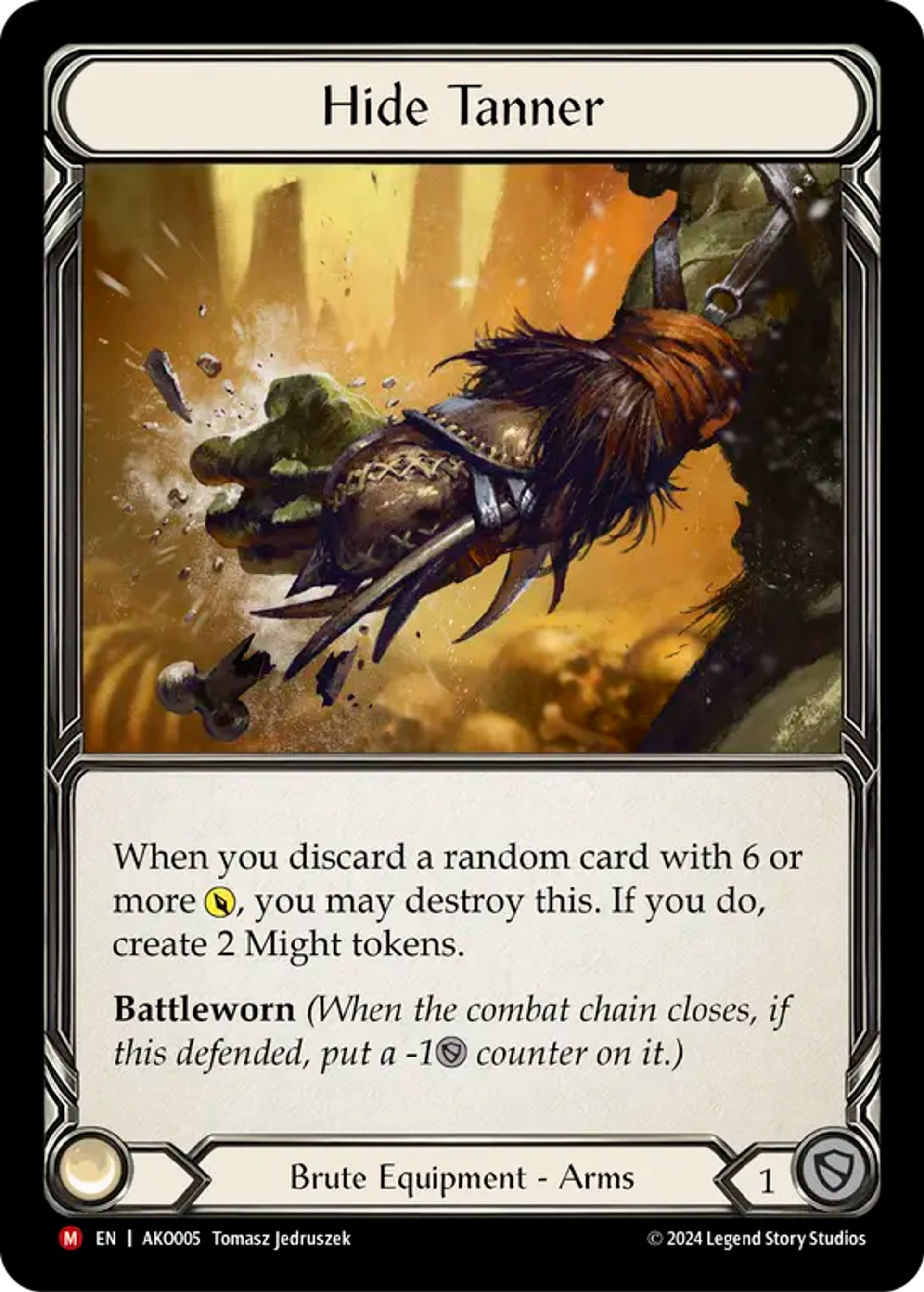 Hide Tanner — Armory Deck - Kayo, Armed and Dangerous — Flesh and Blood