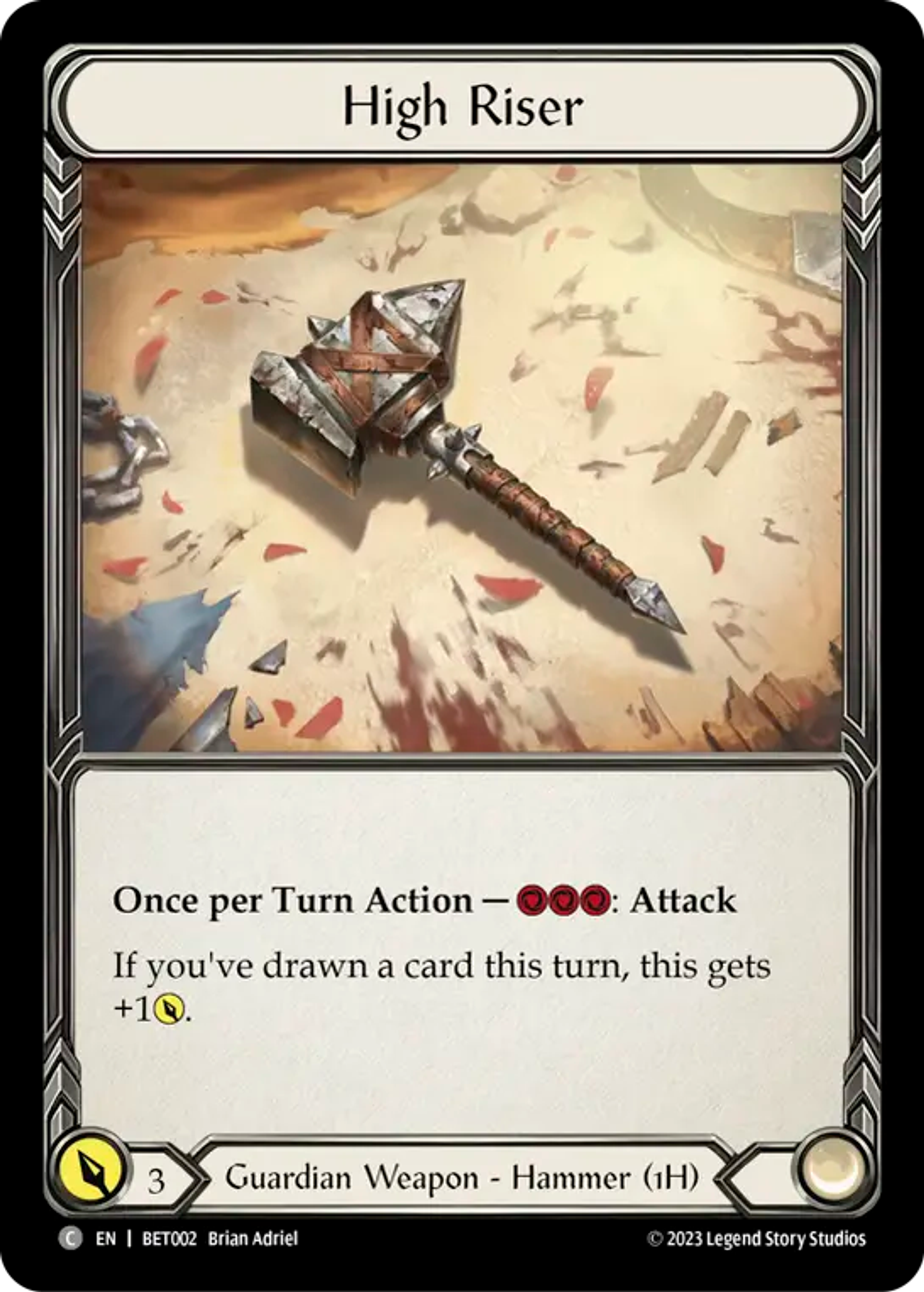 High Riser — Betsy - Heavy Hitters Blitz Deck — Flesh and Blood
