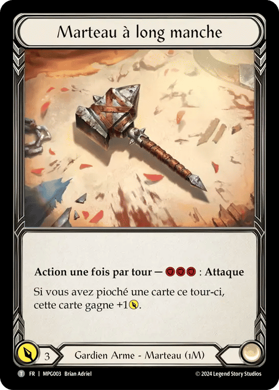 Marteau à long manche — Mastery Pack Guardian — Flesh and Blood