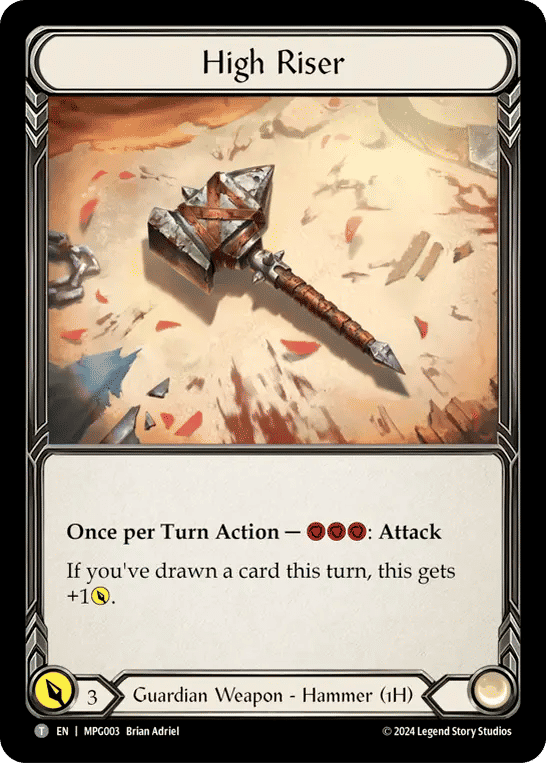 High Riser — Mastery Pack Guardian — Flesh and Blood