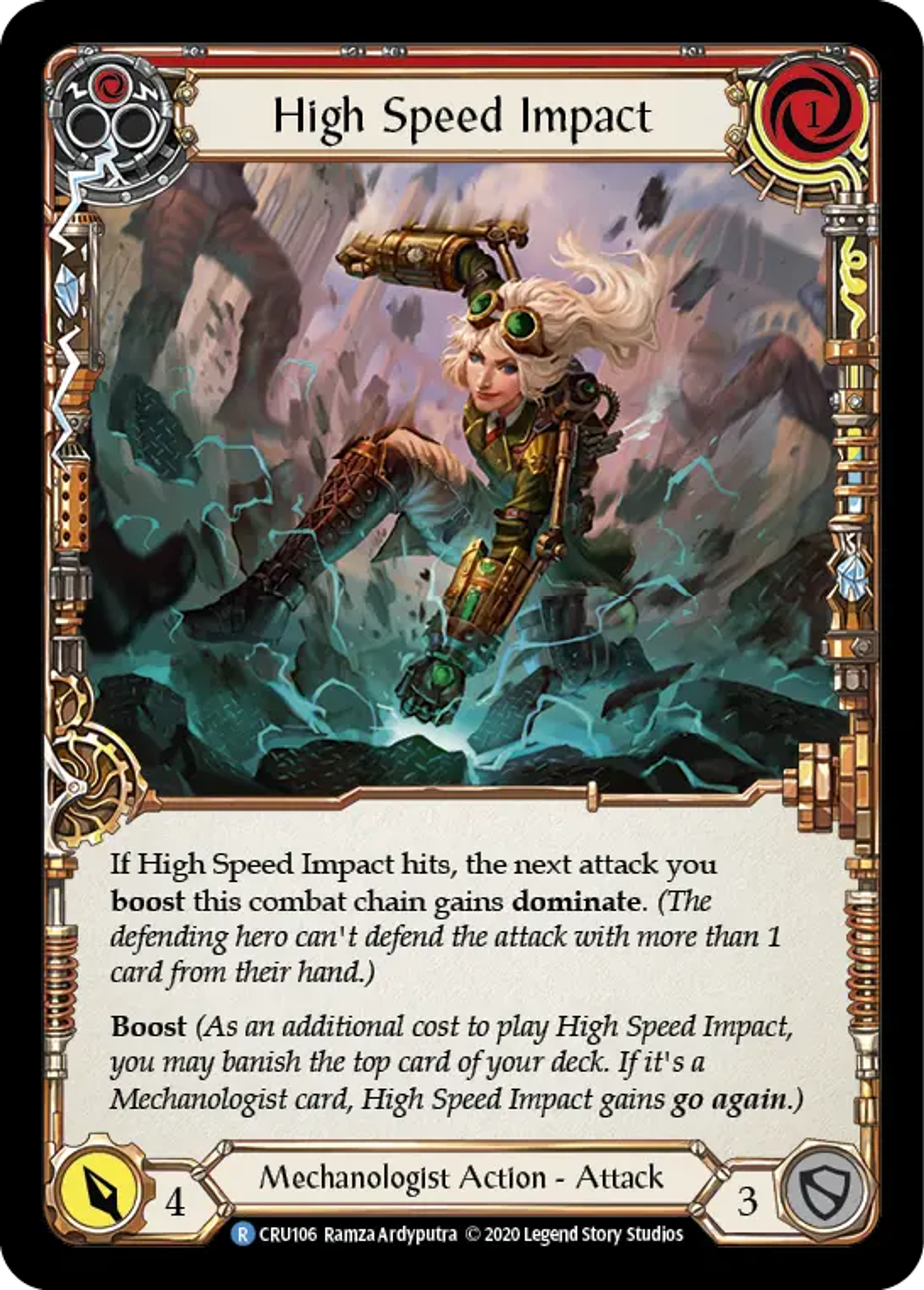 High Speed Impact (Red) — Crucible of War — Flesh and Blood