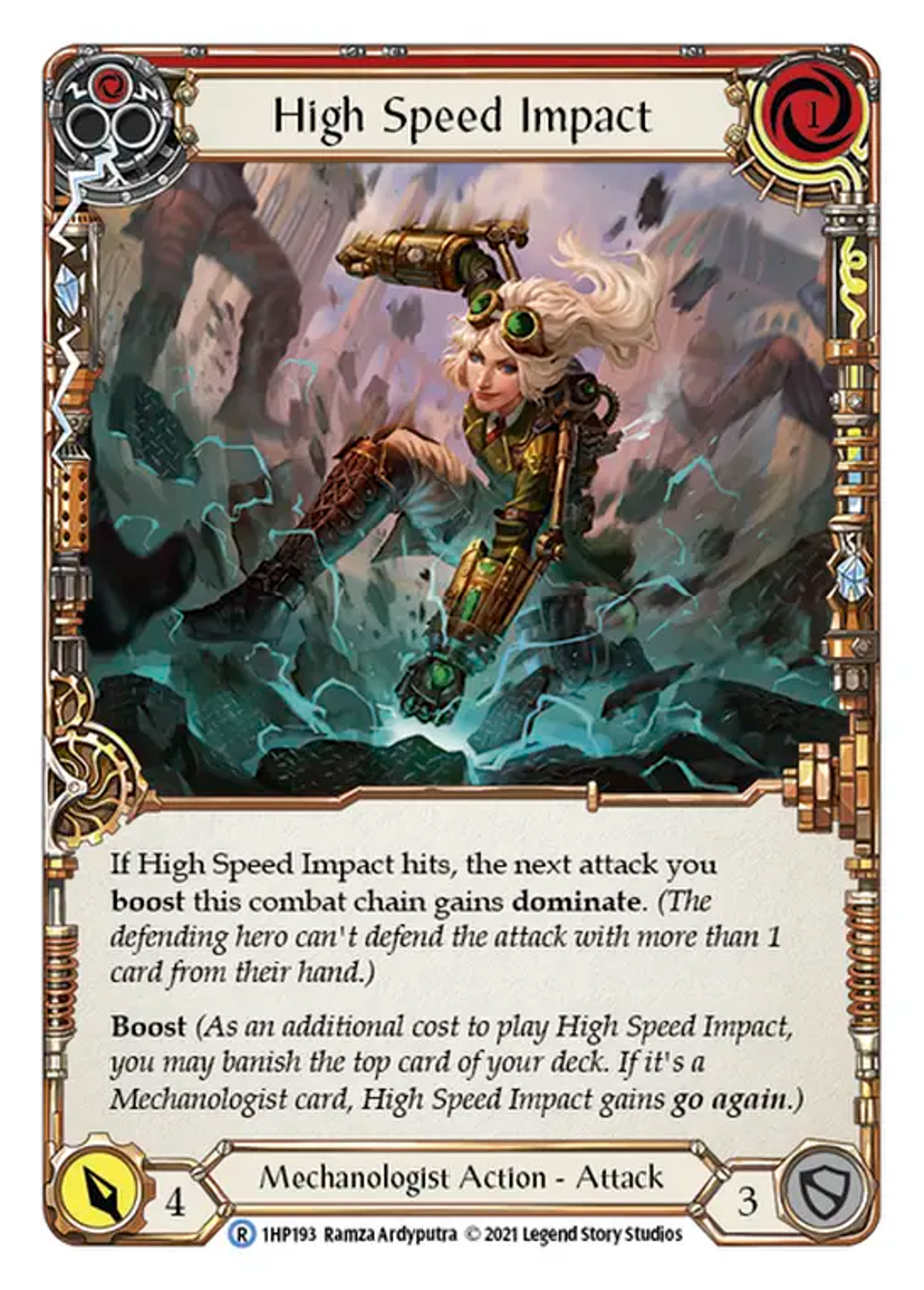 High Speed Impact (Red) — History Pack 1 — Flesh and Blood