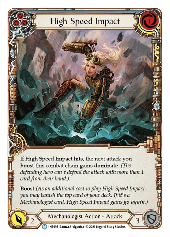 High Speed Impact (Blue) — History Pack 1 — Flesh and Blood