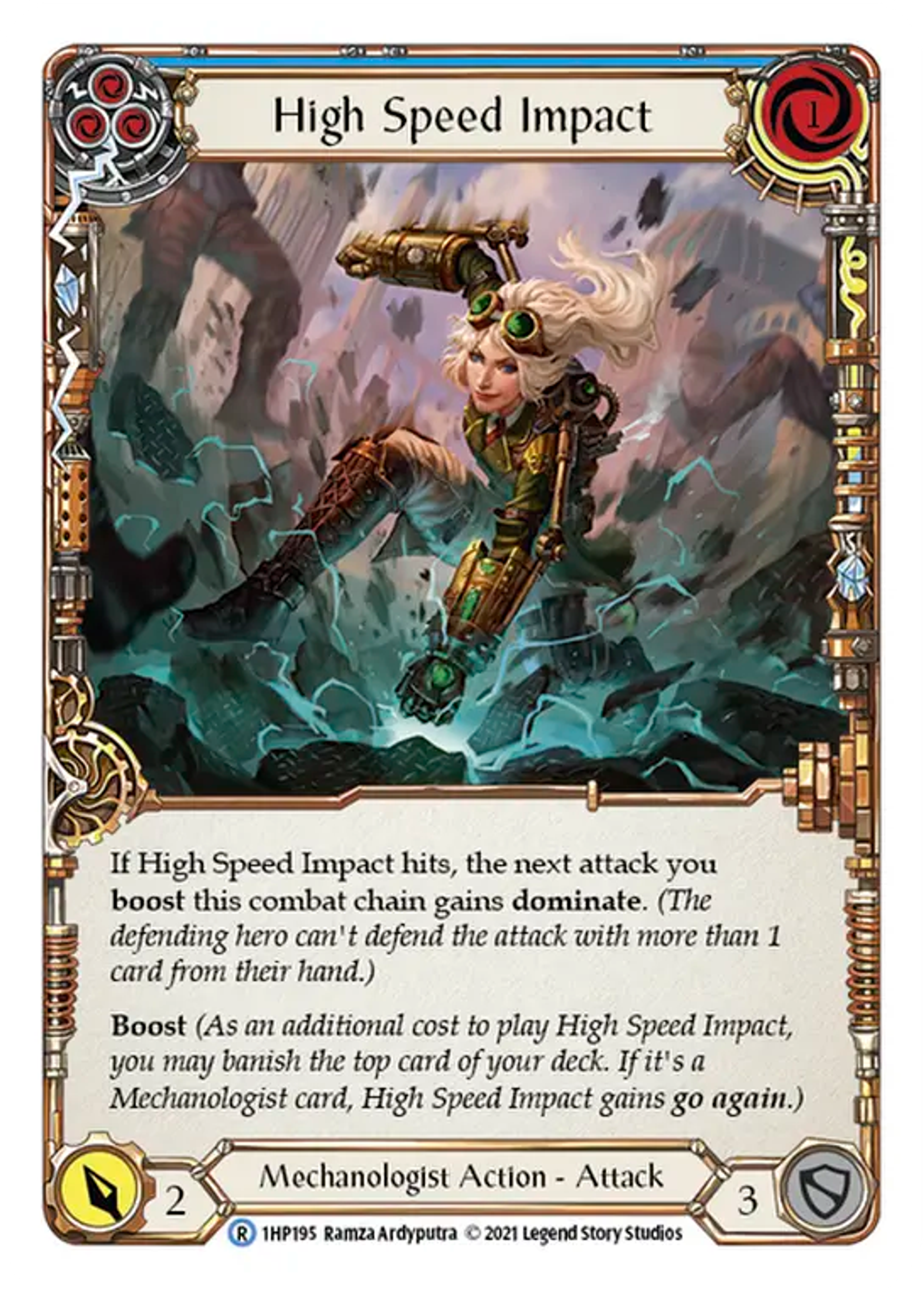 High Speed Impact (Blue) — History Pack 1 — Flesh and Blood