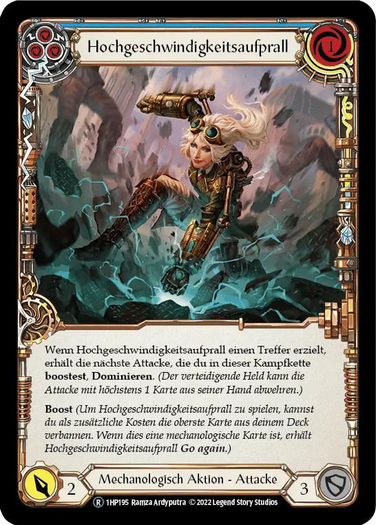 High Speed Impact (Blue) — History Pack 1 - Black Label — Flesh and Blood