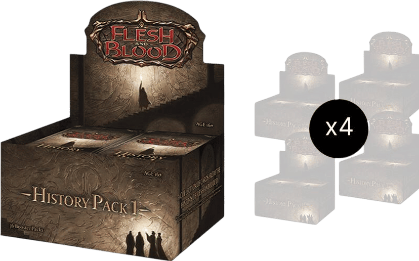 History Pack 1 - Black Label Case (4 Booster Boxes) from History Pack 1 - Black Label - Flesh and Blood