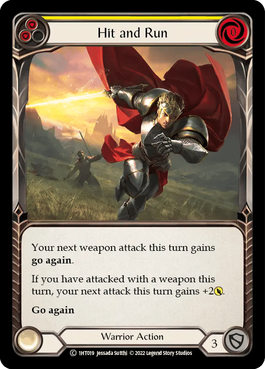 Hit and Run (Yellow) — Dorinthea - Blitz Deck — Flesh and Blood