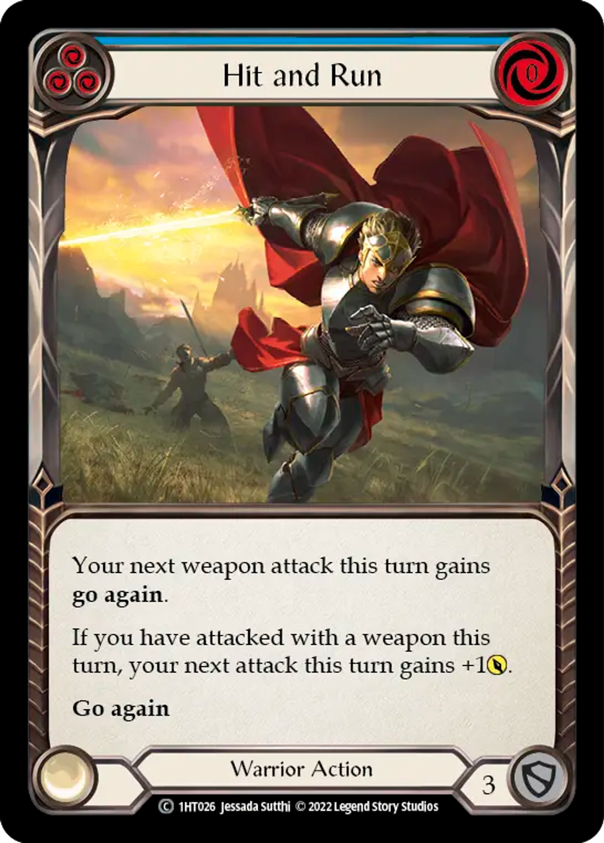 Hit and Run (Blue) — Dorinthea - Blitz Deck — Flesh and Blood