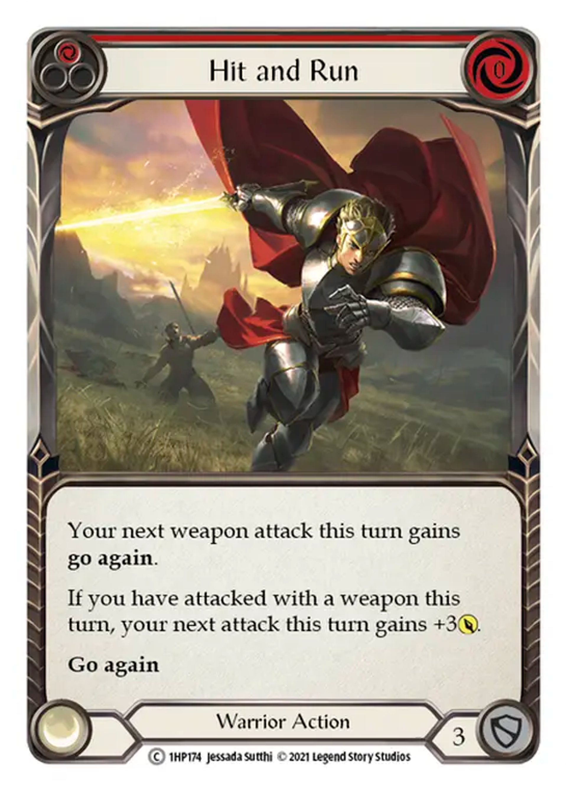 Hit and Run (Red) — History Pack 1 — Flesh and Blood