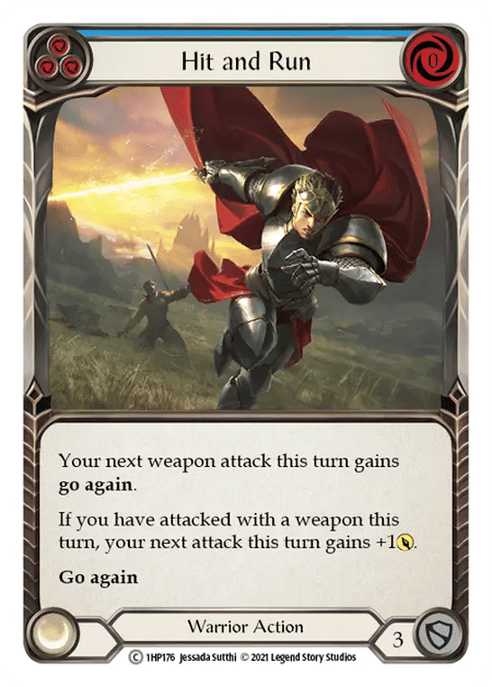 Hit and Run (Blue) — History Pack 1 — Flesh and Blood