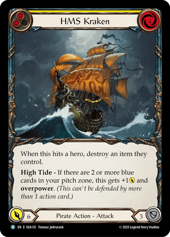 HMS Kraken (Yellow) — High Seas — Flesh and Blood
