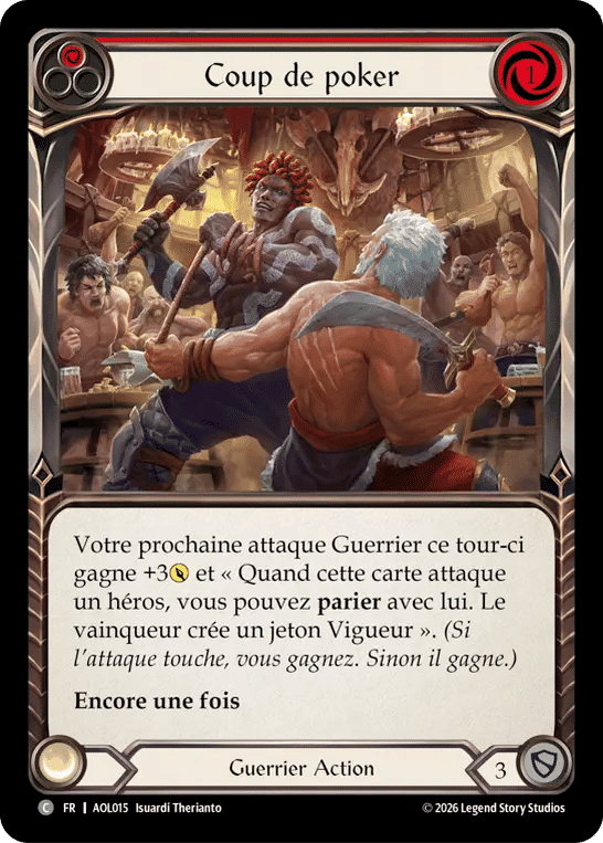 Coup de poker from Armory Deck - Olympia, Prized Fighter - Flesh and Blood
