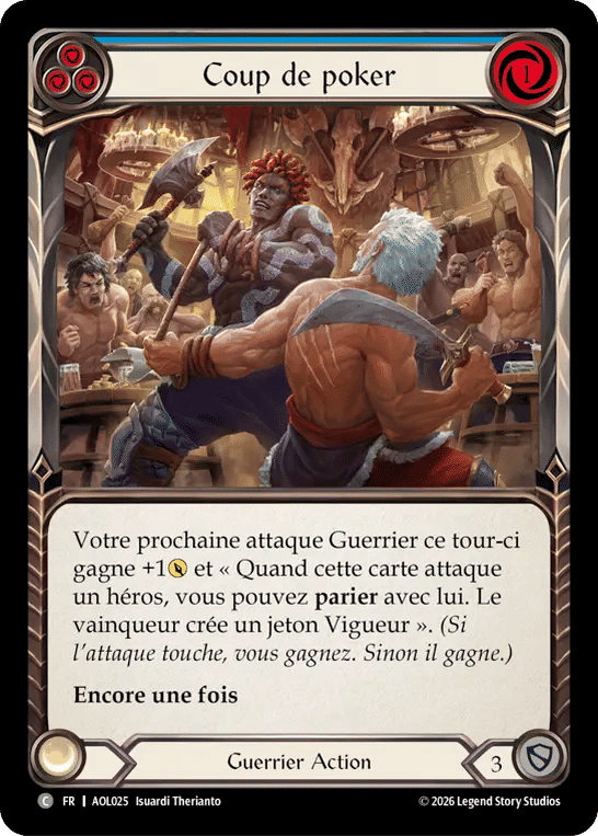 Coup de poker — Armory Deck - Olympia, Prized Fighter — Flesh and Blood