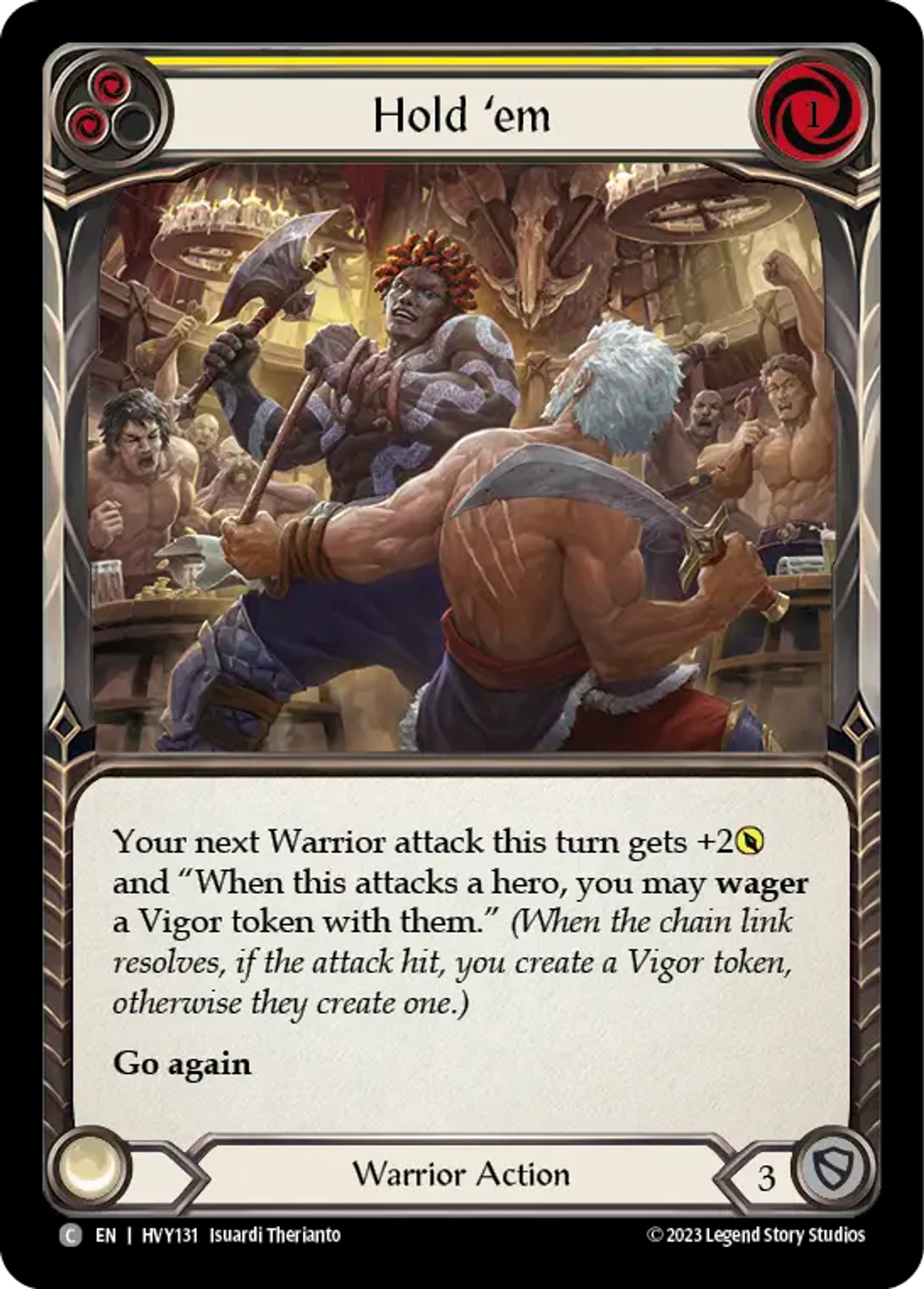 Coup de poker — Heavy Hitters — Flesh and Blood