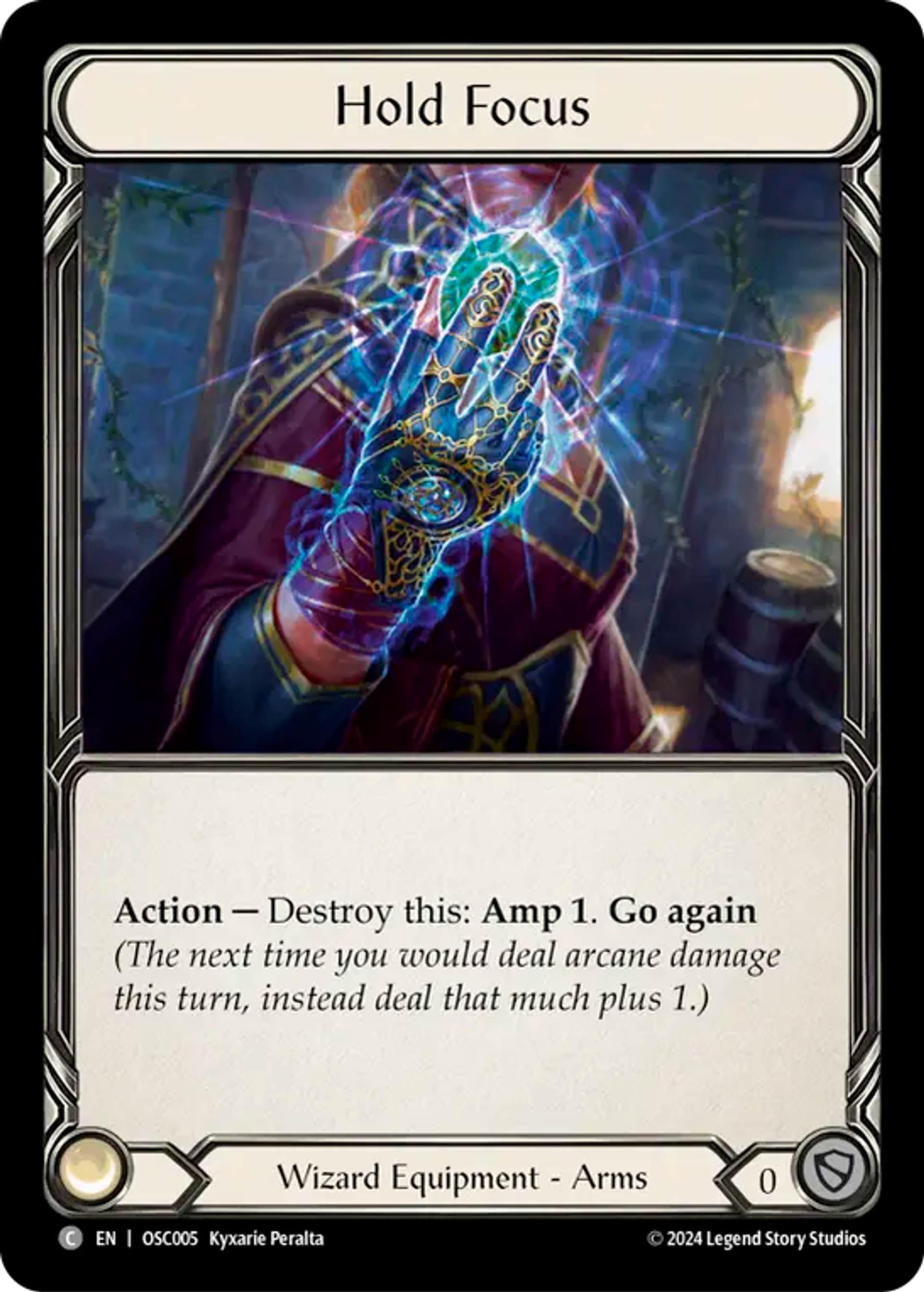 Hold Focus — Rosetta Blitz Deck - Oscilio — Flesh and Blood