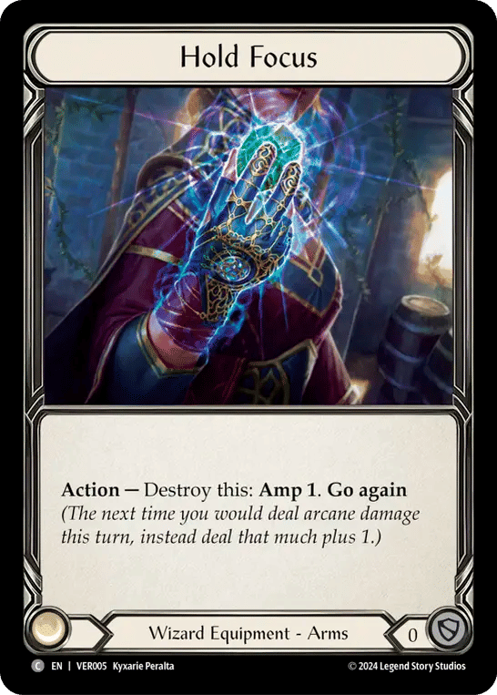 Hold Focus — Rosetta Blitz Deck - Verdance — Flesh and Blood