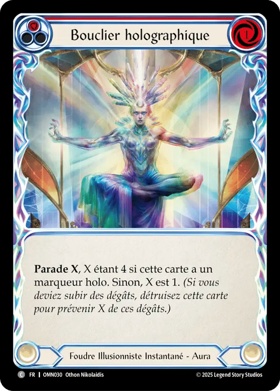 Bouclier holographique — Omens of the Third Age — Flesh and Blood