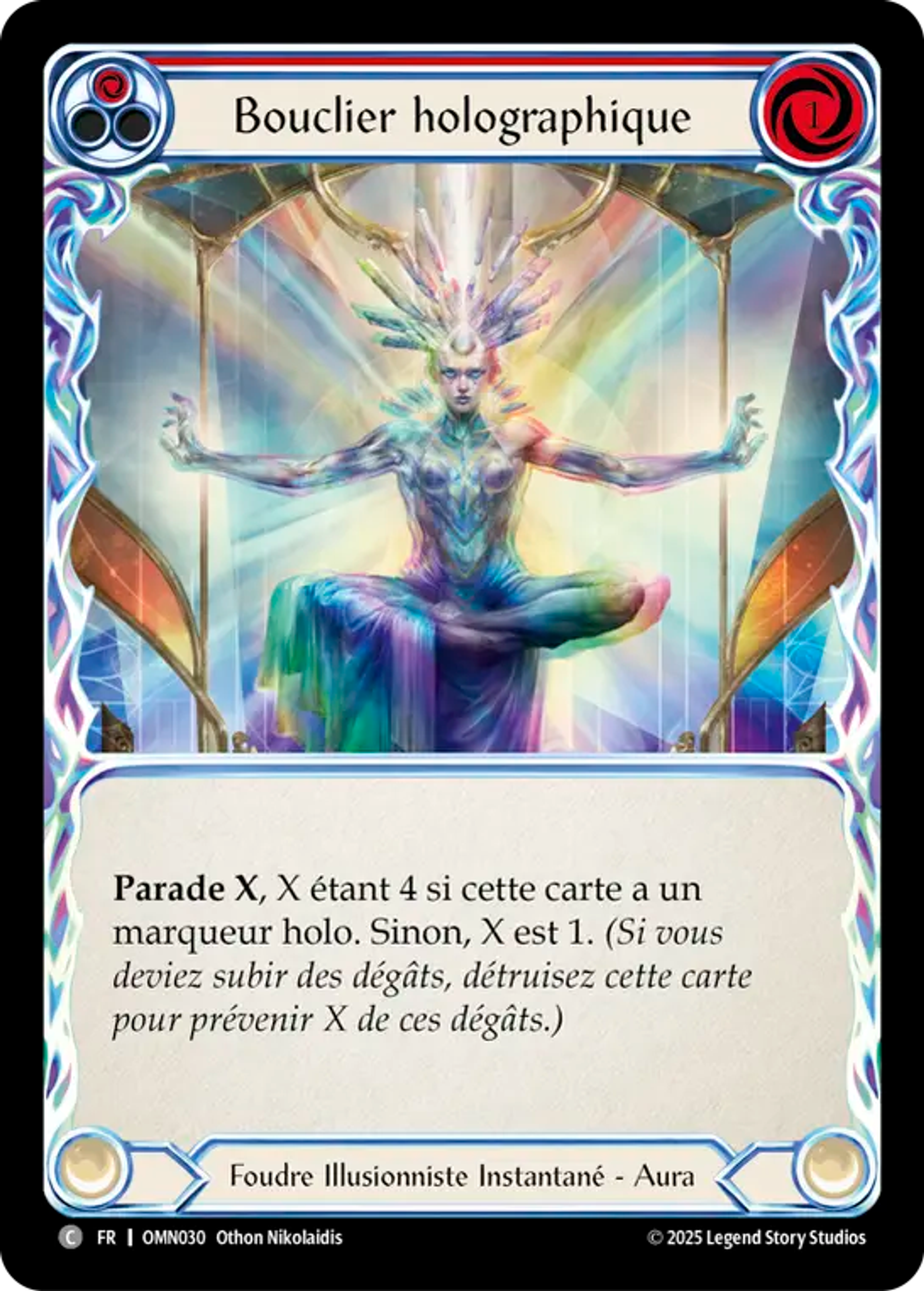 Bouclier holographique — Omens of the Third Age — Flesh and Blood